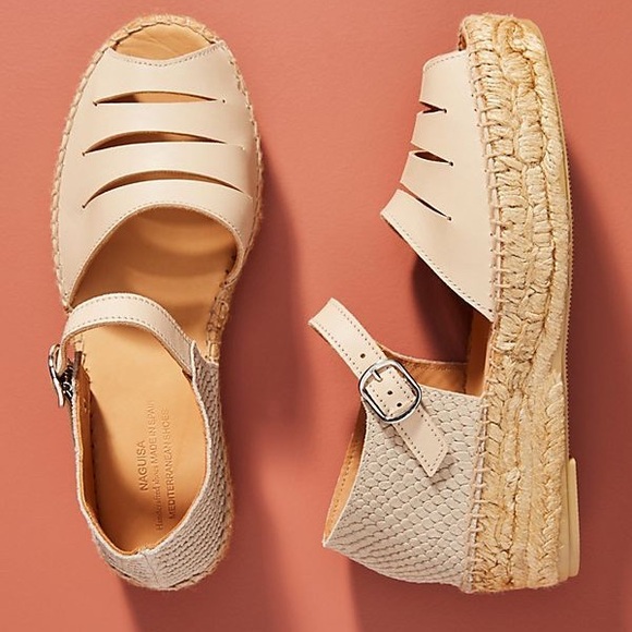 Anthropologie X Naguisa Cream Espadrilles - Picture 6 of 6